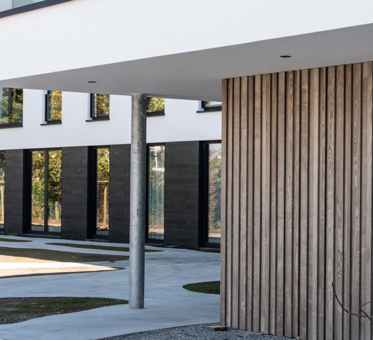 Thermisch essen gevelbekleding Wolvertem