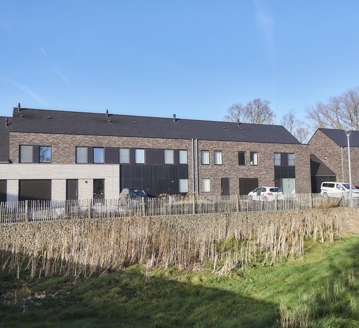 HOTwood essen gevelbekleding woonproject Danneels