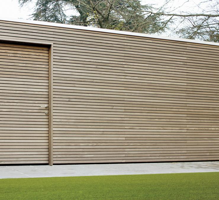 Houten tuinberging thermisch essen Rhombus