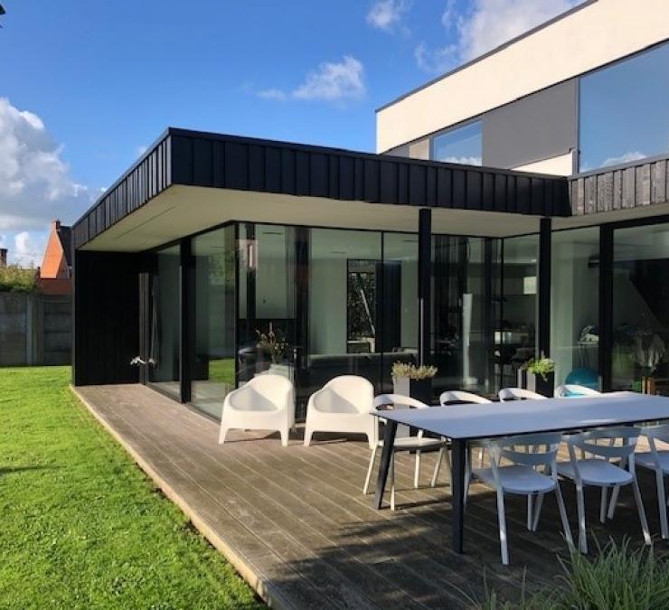 Black oak cladding 