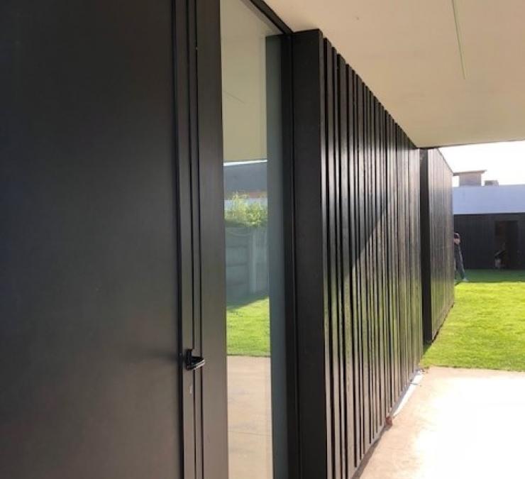 Black oak cladding 
