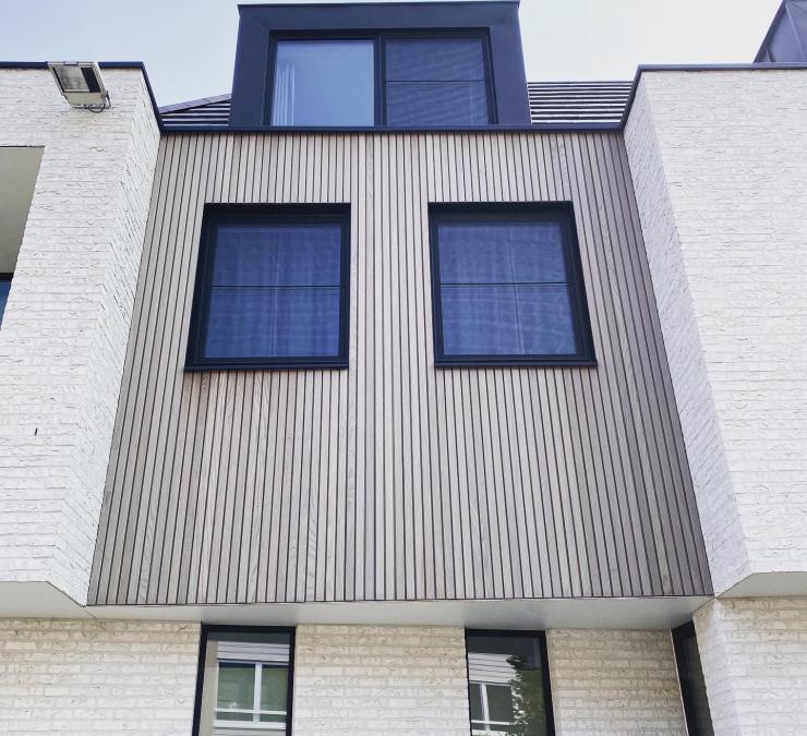 Thermisch essen gevelbekleding Closed line geolied