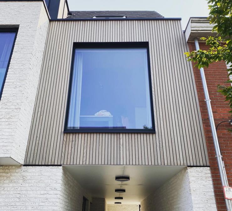 Thermisch essen gevelbekleding Closed line geolied