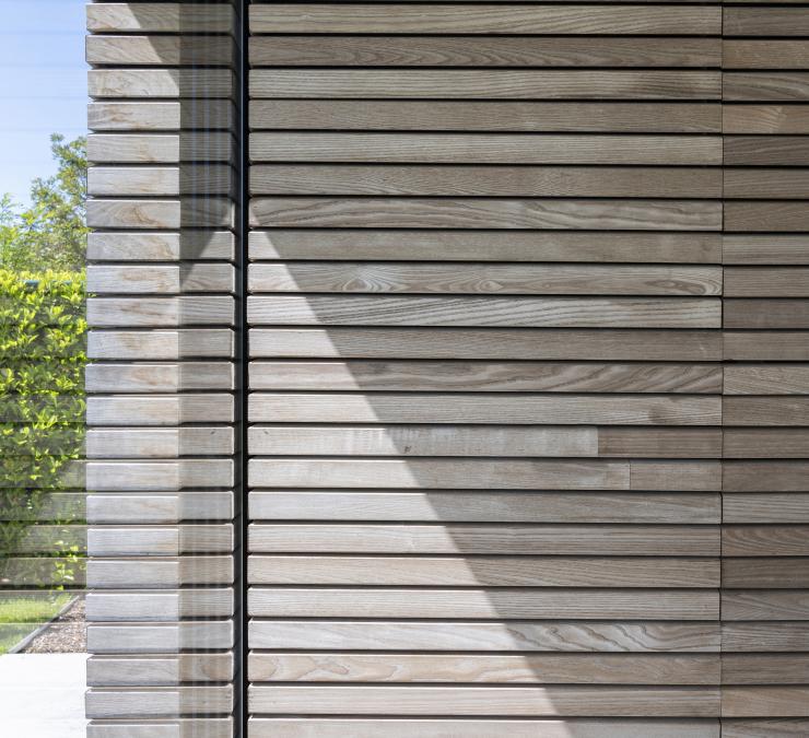 HOTwood ash cladding Rhombus QC profile