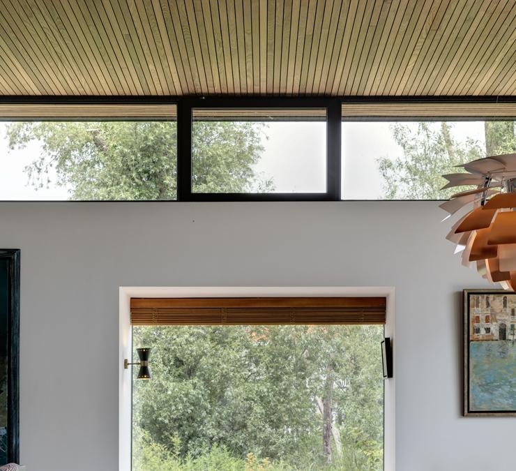 Houten plafond HOTwood essen Fine line QC