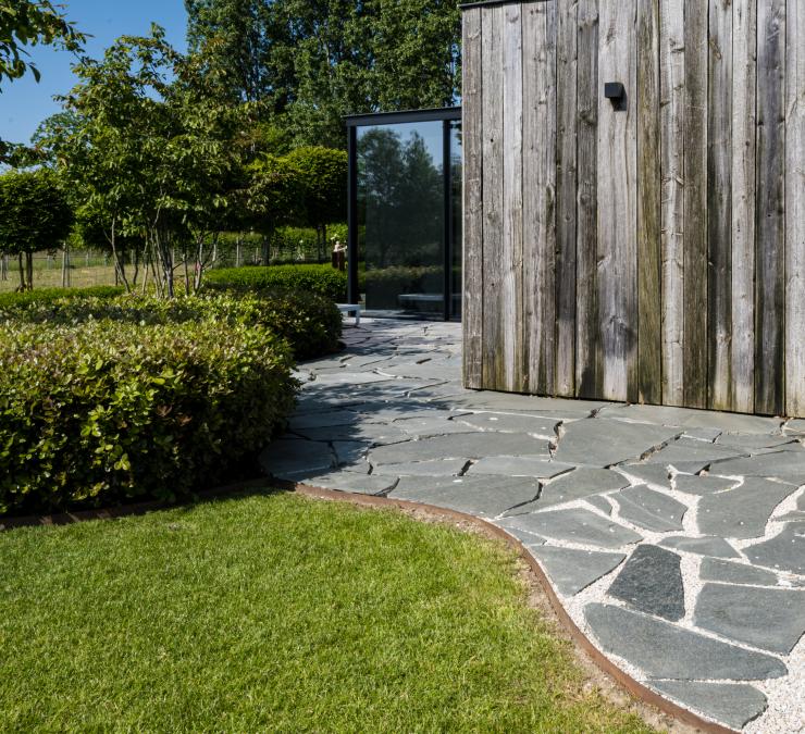 Houtskeletbouw met barnwood gevelbekleding