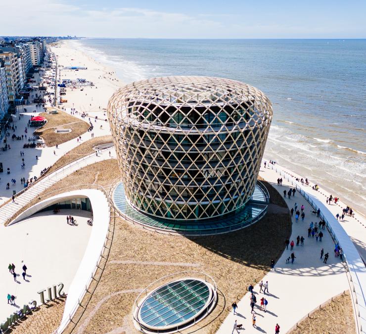 Silt Casino Middelkerke met Accoya gevelbekleding