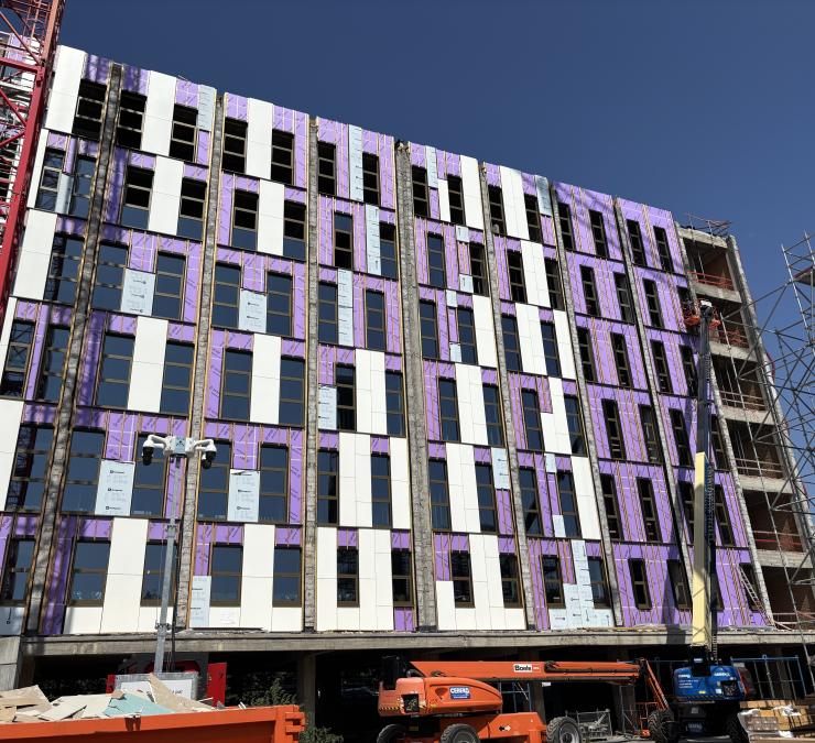 Gevelrenovatie met houtskeletwanden