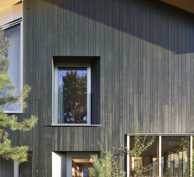 Flawless HOTwood Plus Line QC ash cladding, in on-trend Emerald