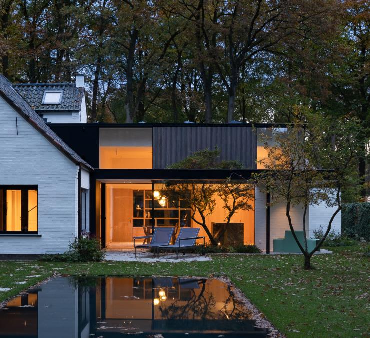 Thermisch essen gevelkleding brengt warmte in strakke architectuur