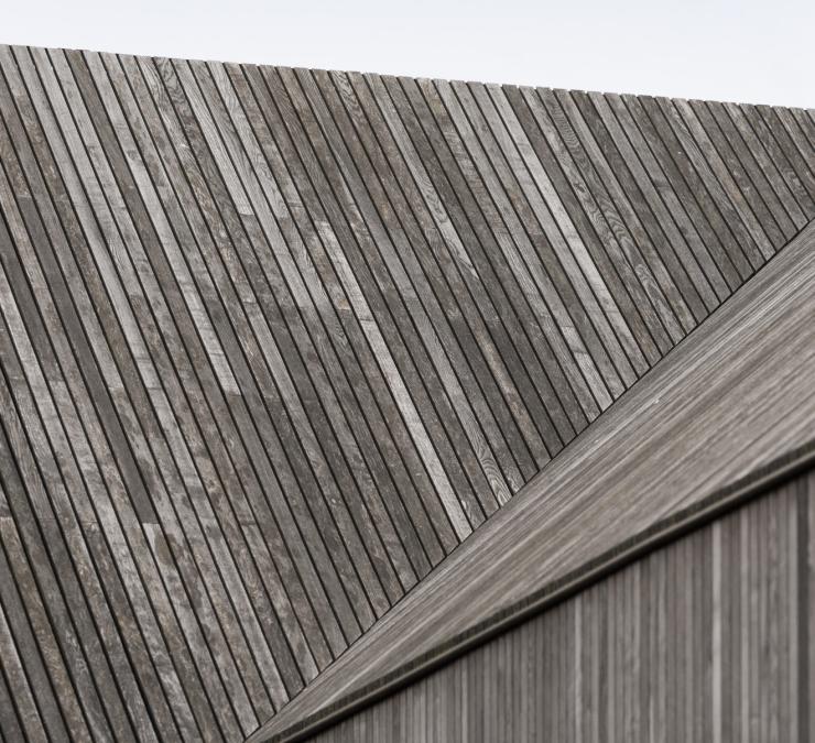 Full cladding in HOTwood ash